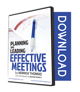 Planning & Leading Effective Meetings