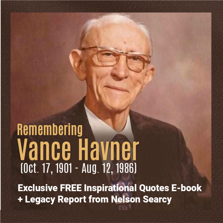 Free E-book For Preachers: 30 Inspirational Quotes By Vance Havner 